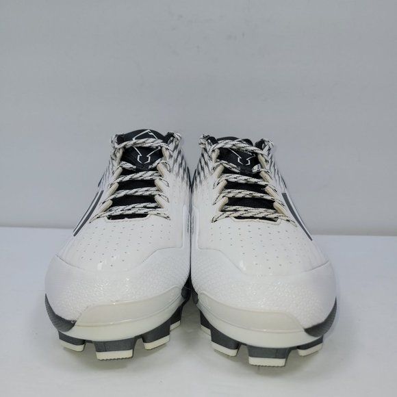 Adidas PowerAlley 3 TPU Men\'s White Black Baseball Cleats S84748 US Size 11.5 main image 8